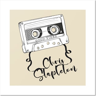 Good Vibes Chris Stapleton // Retro Ribbon Cassette Posters and Art
